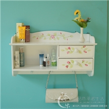 聚乐韩式壁挂架搁架置物架墙衣架壁柜空间创意隔板搁板NB068