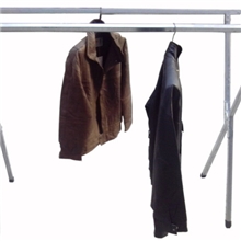 1.5米晒衣架不锈钢落地折叠x型晾衣架加固型折叠落地双杆晒衣架