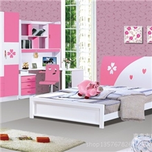 南康家具厂家直销儿童床1.5米/1.2米彩色烤漆儿童套房626#