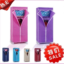 厂家直供韩式钢架无纺布简易单人衣柜8863淘宝货源全国包邮