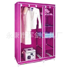 厂家直供芳欣语韩式钢架无纺布简易衣柜28109淘宝货源一件代发