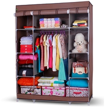 亿银宜家特大号宜家简易衣柜布衣柜