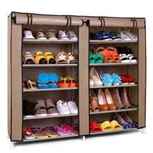 亿银双排10格特大容量宜家简易组合鞋柜批发