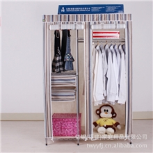 亿银品牌135N/简易布衣柜/折叠衣柜批发/韩式布衣橱