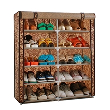 亿银批发双排10格宜家超大容量简易组装鞋柜鞋架