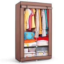 亿银生产厂家批发宜家衣橱家具批发简易衣柜布衣柜