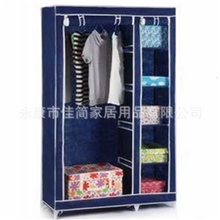 批发折叠家具衣柜韩版无纺布衣柜钢架衣橱简易布衣柜16mm管型牢固