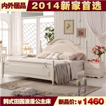 内外居品韩式风格家具田园床公主床1.8米双人床特价BT926