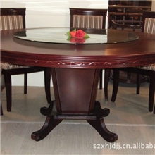 专业生产酒店家具，实木大圆桌，贴皮大圆桌及电动桌