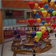 深圳厂家供应大型艺术玻璃钢喷泉玻璃钢装饰喷泉