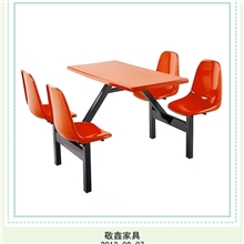 厂家专业生产销售批发订做四人位餐台食堂餐桌椅