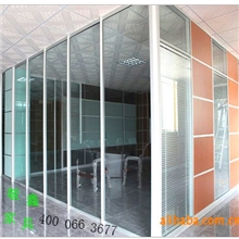 厂家专业生产设计双面钢化玻璃80款高隔断中空百叶双玻60款隔断