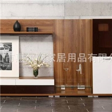 供应板式客厅家具组合厅柜MDF组合电视墙板式视听柜T5190系列