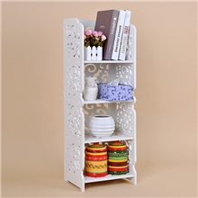 雕花木塑板浴室厨房置物架卫浴架收纳架宜家创意隔板