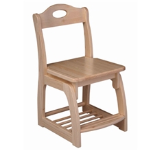 王子-爱德堡100%芬兰松木实木儿童家具松的王国弯、直脚升降椅