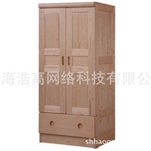 儿童衣柜芬兰松木实木家具实木衣柜爱德堡七彩童年松的王国