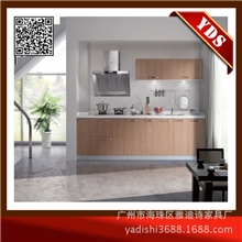 三胺板橱柜厂生产双饰面整体橱柜外贸加工定制板式整体橱柜