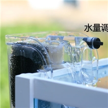 小鱼缸过滤器瀑布增氧泵上滤外置外挂过滤材料内置超静音水泵透明
