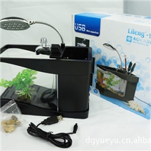 迷你USB鱼缸USB水族箱迷你鱼缸迷你水族箱USBFishtank