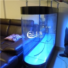 喜灏水族箱生态鱼缸/屏风鱼缸批发茶几隔断/1.2吧台式鱼缸