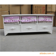 厂家供应田园储物柜子实木家具地柜客厅柜电视柜收纳柜