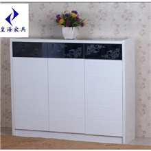 皇海家具厂家直销宜家大容量烤漆鞋柜玄关隔断门厅柜批发团购