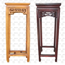 雅宜居中式古典仿古家具花架花几置物架实木