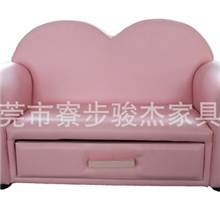 【新品上市】供应心型靠背双位沙发卡通舒适高密度休闲沙发