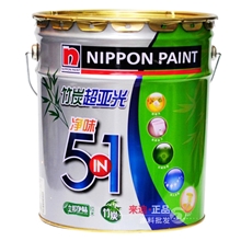 立邦漆竹炭超亚光净味五合一15L内墙乳胶漆墙面漆立邦漆代理