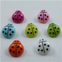 VT钮扣专卖七星瓢虫扣子儿童扣卡通扣可爱12色入16mm
