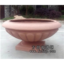 玻璃钢仿砂岩花盆|玻璃钢欧式花盆生产厂家|欧式花盆设计公司
