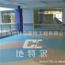 厂家供应PVC地板片材耐磨防滑运动地板商用地板幼儿园儿童地板