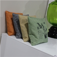 梅兰竹菊四君子竹炭厂家批发家居除味竹炭包汽车500g竹碳包