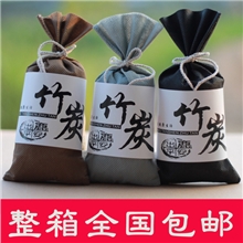 定做/订制LOGO日式竹炭包100克日式炭包礼品竹炭包除湿除味炭包