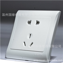 开关插座厂家直供加厚磷铜五孔插座