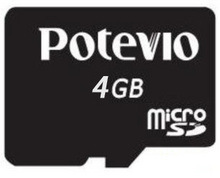 批正品potevio普天C44GBTF卡microSD4G内存卡手机存储卡