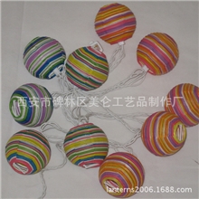 悬挂布灯笼U/L标注各种颜色和图案