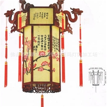 厂家批发红木宫灯混批六角宫灯仿古木质吊灯戏曲灯楼道灯