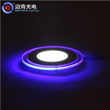 【古镇照明】室内灯具led双色面板天花灯11W节能环保照明灯