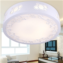 特价吸顶灯现代简约时尚圆形白色客厅卧室客房间房吸顶灯灯具