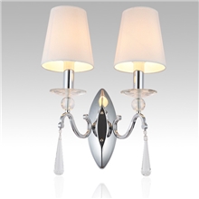现代水晶壁灯工程灯酒店卧室双头壁灯过道灯墙壁灯饰灯具