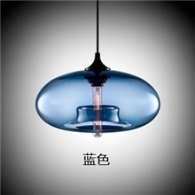 复古宜家美式乡村欧式艺术创意玻璃吊灯餐厅吧台灯个性咖啡馆灯