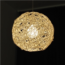 现代简约田园藤球吊灯个性灯饰餐厅客厅卧室过道阳台灯具特价批发