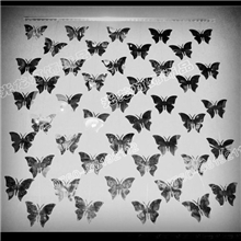 热销蝴蝶吊帘不锈钢蝴蝶隔断装饰帘不锈钢蝴蝶