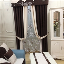 布鲁斯家批发零剪B1310贵妃香韵大花烂花纱雪尼尔高档窗帘