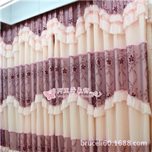 淘宝供货专业供应2013新款韩式蕾丝现代加厚高档窗帘