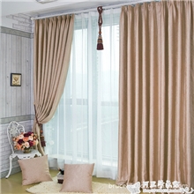 窗帘外单尾货甩卖高档绒感暗花一级遮光布成品窗帘工程家居窗帘