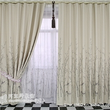 厂价混批高档全遮光双面印花窗帘布料双亚底布环保遮光布可定制