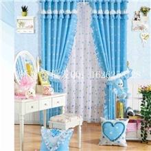 厂家出售C6-1田园印花遮光窗帘布