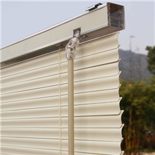 雅馨特PVC百叶窗高分子pvc窗帘S型高分子合成百叶定制